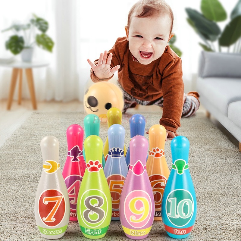 Indoor Sport And Outdoor Sports - Outdoor Boys' Baby Puzzle Bowling Toys